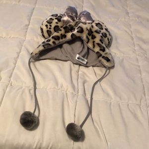 Minnie Mouse leopard print hat